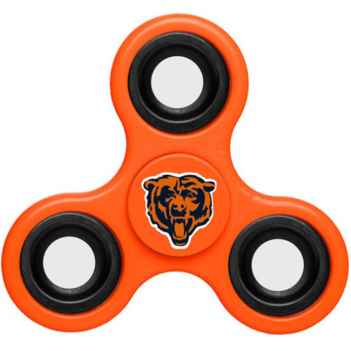 NFL Chicago Bears 3 Way Fidget Spinner E20 - Click Image to Close